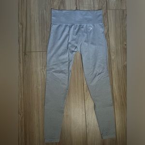 GYMSHARK VITAL SEAMLESS LEGGINGS - LIGHT GREY (M)